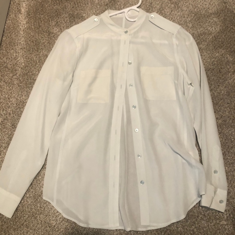 Equipment silk blouse xs